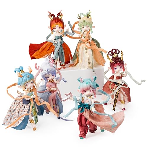 BEEMAI Antu Nine Colored Deer Series 1PC 1/12 BJD Dolls Random Design Cute Figures Collectibles Birthday Gift - 1PC