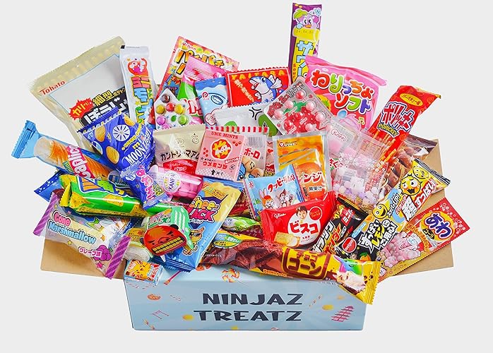 40 Japanese Candy & snack box and other popular sweets (box) - box