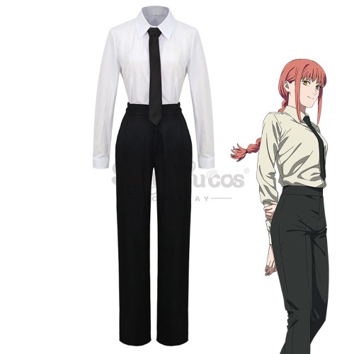 【In Stock】Anime Chainsaw Man Cosplay Makima Cosplay Costume - S
