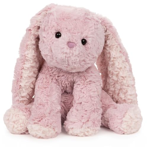 GUND Cozys Collection Bunny Stuffed Animal, Spring Decor, Plush Bunny for Ages 1 and Up, Pink, 10" - Bunny