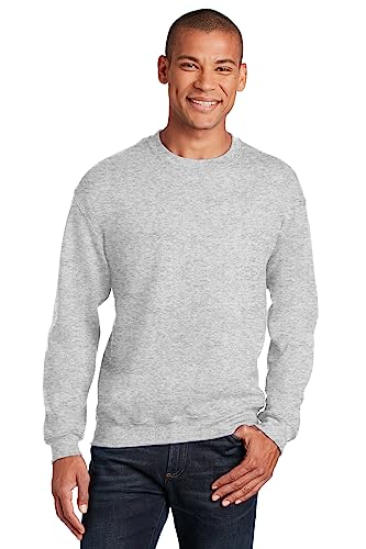 Gildan Fleece Crewneck Sweatshirt, Style G18000, Multipack - 3X-Large - Ash