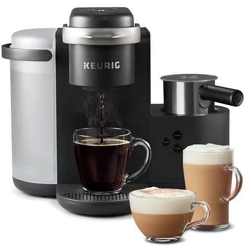 Keurig K-Cafe Single Serve K-Cup Coffee, Latte and Cappuccino Maker, Dark Charcoal - Dark Charcoal