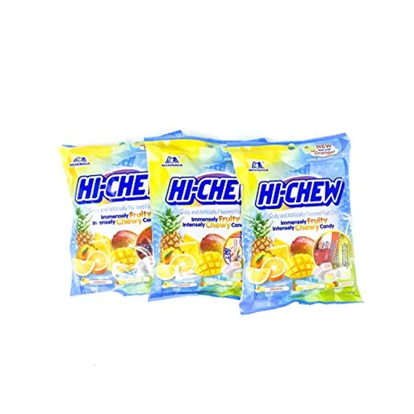 Morinaga Hi Chew Peg Bag Tropical Mix 100g (Pack of 3)