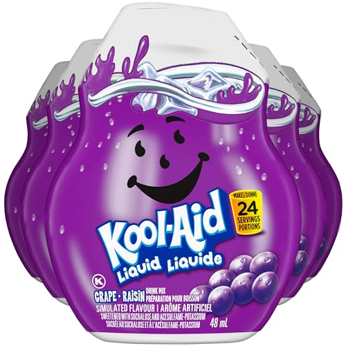 Kool-Aid Grape Liquid Drink Mix, 48ml (Pack of 12) - Grape - 48 ml (Pack of 12) - Drink Mix