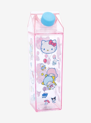 Hello Kitty And Friends Balloons Milk Carton Water Bottle