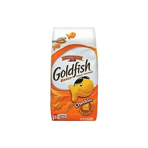 Pepperidge Farm Goldfish Baked Snack Crackers Cheddar - 187g - 2 Pack
