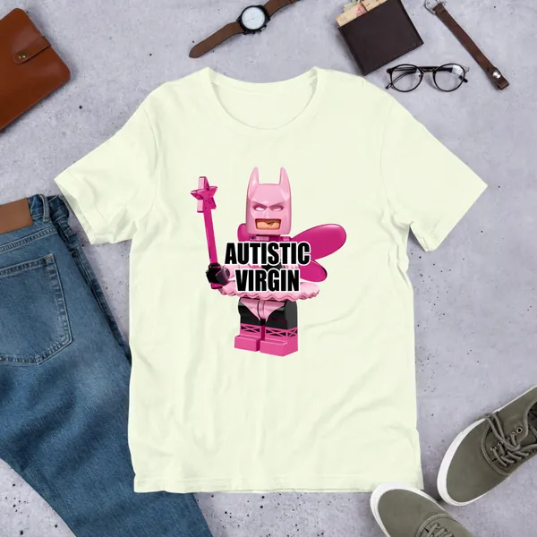 Autistic Virgin Meme, Funny Meme Shirt, Ironic Shirt, Oddly Specific, Unhinged Shirt, Cursed, Gag Gift, Cringey, Weirdcore, Sassy Sayings