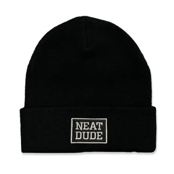 Neat Dude Classic Beanie - Black