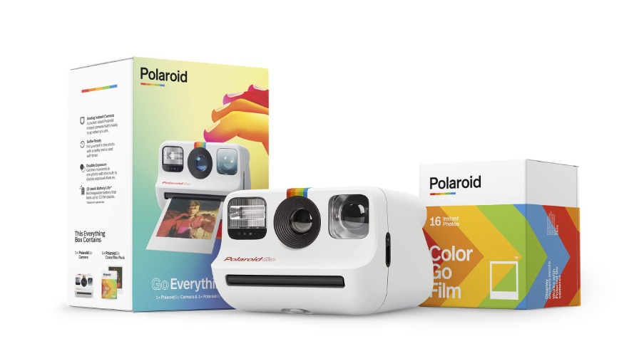 Polaroid Go Everything Box Camera and Instant Film Bundle (6036) - Film + White Camera