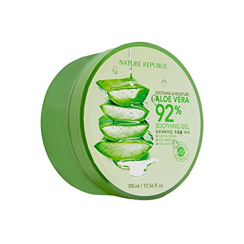 Nature Republic New Soothing & Moisture Aloe Vera 92% Gel, 10.56 Fl Oz - 10.56 Fl Oz (Pack of 1) - GEL