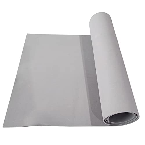 Grey EVA Foam Cosplay, 1 Piece of 2mm Craft Foam,Cosplay Foam, 14" x 39" Ultra-high Density 80 kg/m3 EVA Foam Sheets (Grey-2mm) - Grey - 2mm