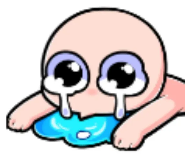 YCH emote - crying floor