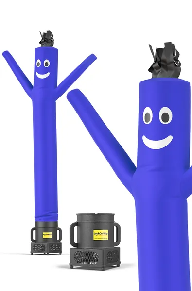 LookOurWay Air Dancers 6-Feet Tall Inflatable Tube Man Complete Set with Blower - Blue