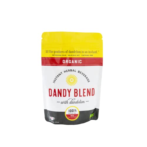 50 Cup Bag of Certified Organic Dandy Blend Instant Herbal Beverage with Dandelion, 3.53 oz. (100g) Bag - 3.53 Ounce (Pack of 1)