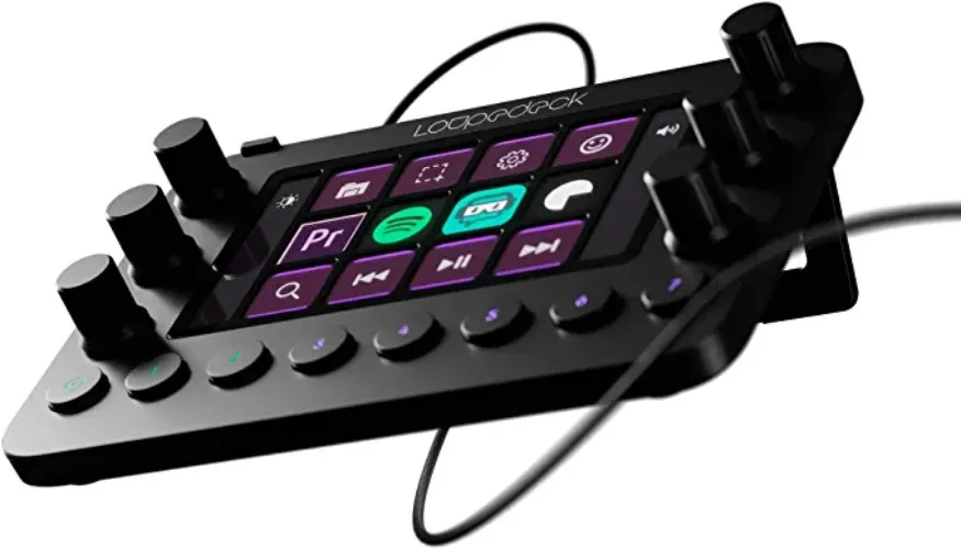 Amazon.com: Loupedeck Live – The Custom Console for Live Streaming, Photo and Video Editing with Customizable Buttons, Dials and LED Touchscreen : Electronics