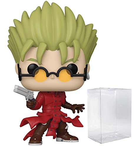 POP Anime: VASH The Stampede Limited Edition Chase Funko Vinyl Figure (Bundled with Compatible Box Protector Case), Multicolor, 3.75 inches (STL24588255)