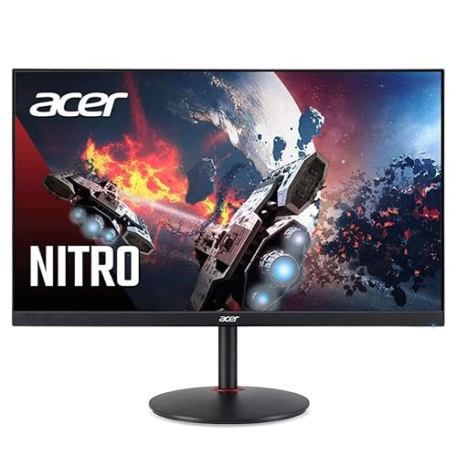Acer Nitro XV272U Vbmiiprx 27" Zero-Frame WQHD 2560 x 1440 Gaming Monitor | AMD FreeSync Premium Agile-Splendor IPS Overclock to 170Hz Up 0.5ms 95% DCI-P3 1 Display Port & 2 HDMI 2.0