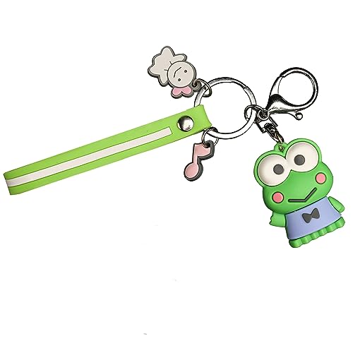 Kuromi Keychain, Hello Kitty Key Ring, Cute Keyring for Girls - Kerokerokeroppi