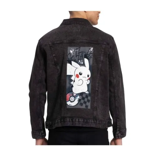 Pikachu Marvelous Misfits Black Denim Jacket