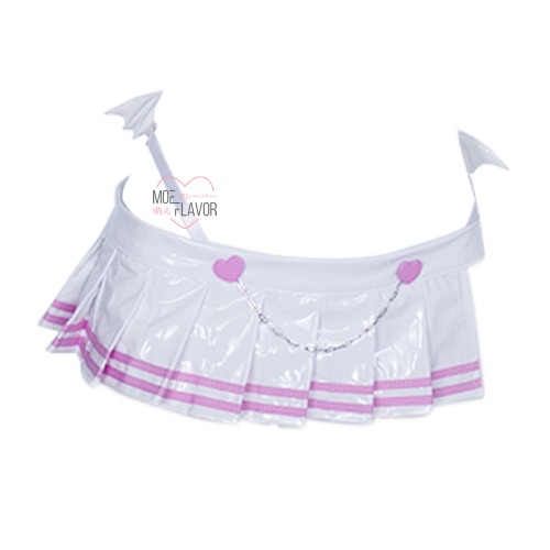 Latex Succubus Nurse - White / Bottom / XS/S