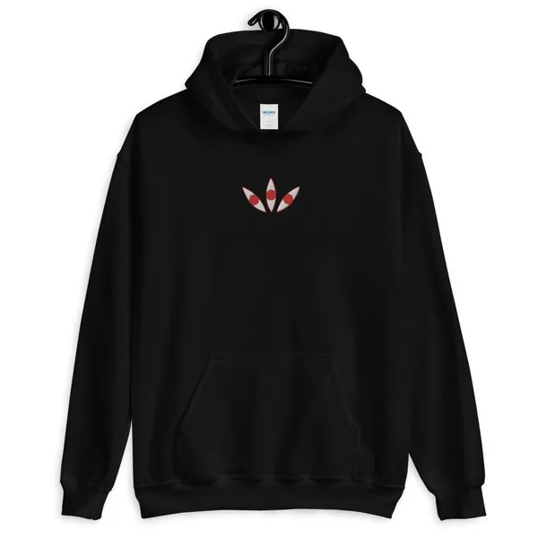 Kishin Eyes Embroidered Hoodie, Soul Eater Asura Symbol Unisex Hoodie