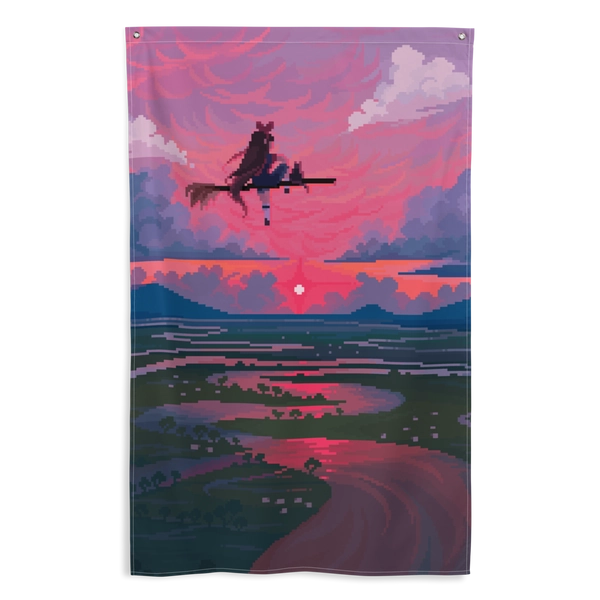 WITCHY SUNSET WALL HANGING