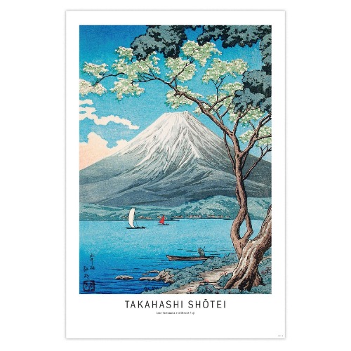 Takahashi Shotei Poster Lake Yamanaka