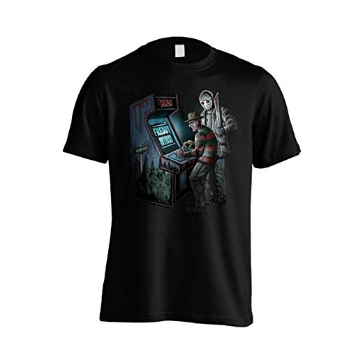 Friday of the 13th - Men's Premium T-Shirt - Freddy vs Jason (Black) (S-XL), black, S