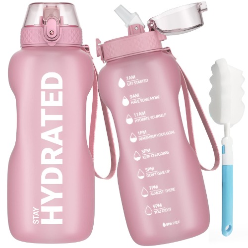 Water Bottle to Stay Hydrated - Pink