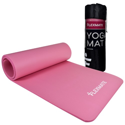 High-Density Yoga Mat For Women & Men With Carry Bag By Flexmate