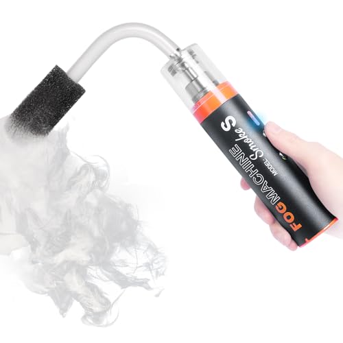 LENSGO Smoke S Hand-held Fog Machine, 30W Portable Smoke Machine with Remote Control Fogger for Photography, Outdoor Events, Parties, Stage Effects, Disinfection or Weddings