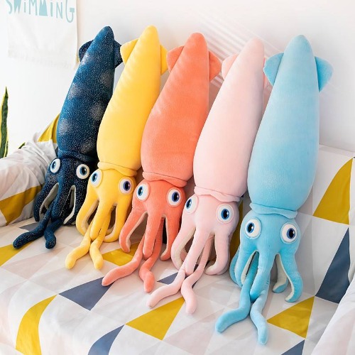 Giant Squid Plush: Cute & Funny! - 4 / 110cm