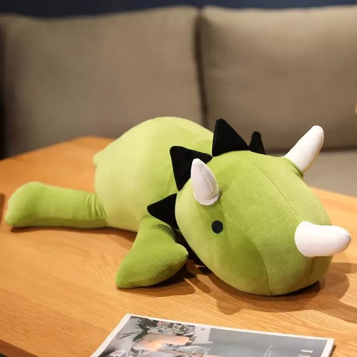 Ultra Soft Plush Weighted Dinosaur - green / 30cm