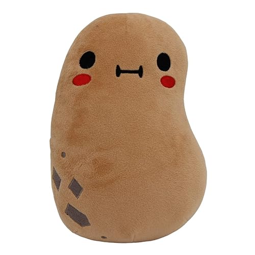 LuLezon Kawaii Potato Plush Soft Toy Comfort Food Stuffed Pillow Plushie (brown) - Brown