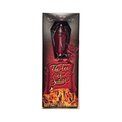 Flamethrower Candy Co Toe of Satan Lollipop One Pack Caroline Reaper Spicy Challenge - 1 Count (Pack of 1)