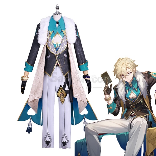 Game Honkai: Star Rail Cosplay Aventurine Cosplay Costume Plus Size - XXXL