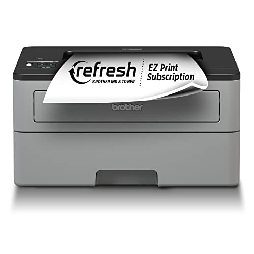Brother Compact Monochrome Laser Printer, HL-L2350DW, Wireless Printing, Duplex Two-Sided Printing, Includes 4 Month Refresh Subscription Trial and Amazon Dash Replenishment Ready - New Model: HLL2350DW