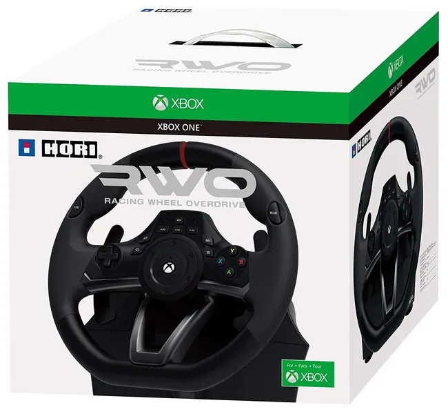HORI Racing Wheel Overdrive for Xbox One Officially Licensed by Microsoft - Xbox One - Overdrive
