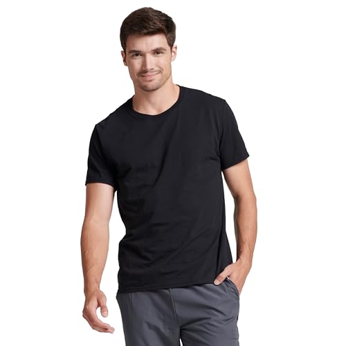 Russell Athletic Mens Basic Cotton T-Shirt - X-Large - Black