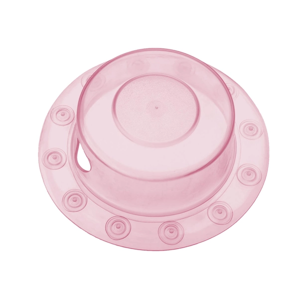 SlipX Solutions Bottomless Bath | Overflow Drain Cover for Tub | Best Gifts for Mom, Spa & Bath Accessories | Drain Block, Water Stopper Plug | Bath Essentials for Women | 4" Diameter, Coral