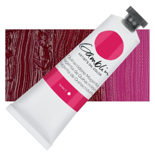 Gamblin Artist's Oil Color - Quinacridone Magenta, 37 ml tube