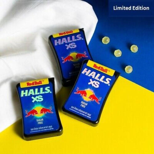 3X Halls XS Red Bull Candy Limited Edition Sugar Free Original Cool Refresh GenZ  | eBay