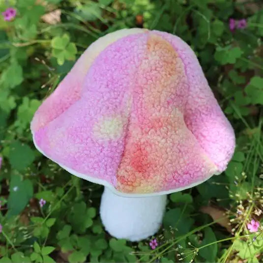 Colorful Mushroom Plush: Soft, Decorative, Gift - B / 32cm