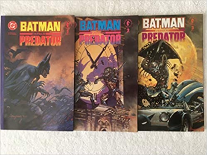 Batman Versus Predator Three Part Series - Comics