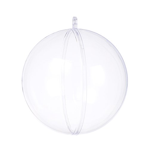 Clear Ornaments,Pack of 10 Individual 