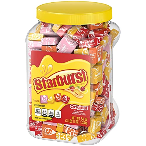 Starbust Starburst Original Fruit Chew Candy Jar, 54 oz.