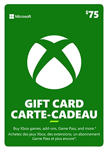 $75 Xbox Gift Card - [Digital Code] - 75