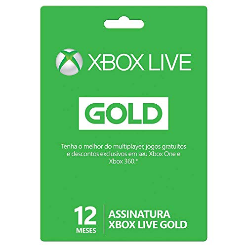 Microsoft Xbox LIVE 12 Month Gold Membership (Physical Card) - 12 Months Edition - 12 Months