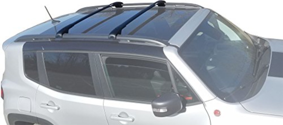 BrightLines Aero Crossbars Roof Racks Compatible with 2015-2023 Jeep Renegade