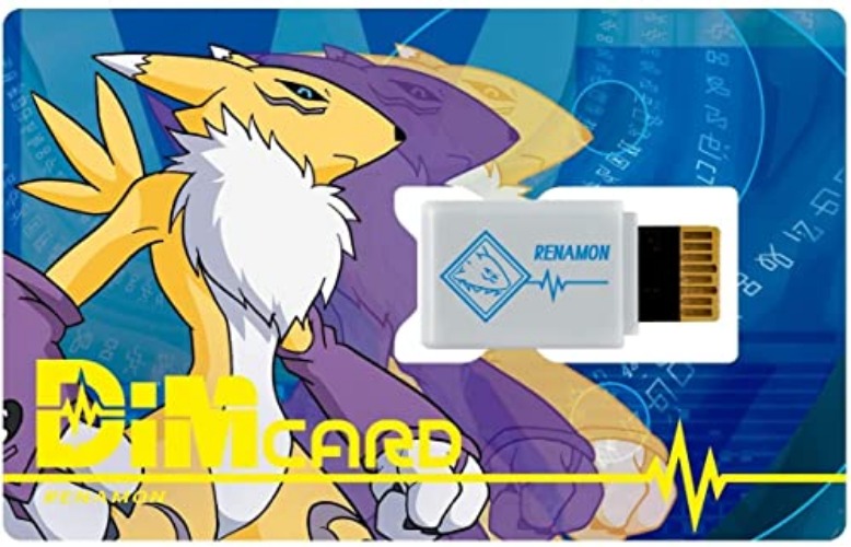 BANDAI NAMCO Entertainment Dim Card EX2 Digimon Tamers Renamon Dimcard